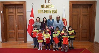 Başkan Subaşı kreş öğrencilerini belediyede ağırladı