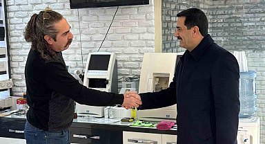 Başkan Taşkın'dan esnaf ziyareti