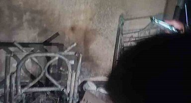 Batman'da apartman boşluğunda çıkan yangın söndürüldü