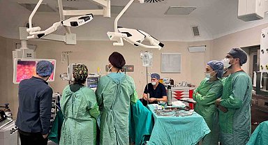 Bayburt Devlet Hastanesi'nde ilk kez izsiz cerrahi yöntemi uygulandı