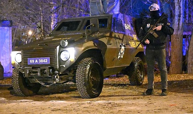 Bayburt polisi yılın en uzun gecesinde de sahadaydı