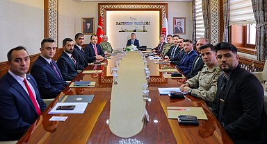 Bayburt'ta güvenlik ve asayiş tedbirleri masaya yatırıldı