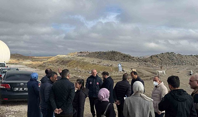 Bayburt'ta katı atık ve ambalaj atığı tesislerinde denetim yapıldı