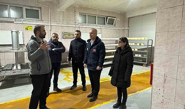 Bayburt'ta süt işleme ve peynir üretim tesisine çevre denetimi