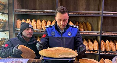 Bayburt'taki fırınlarda hijyen ve gramaj denetimi yapıldı