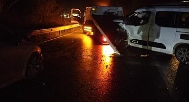 Beykoz'da trafik kazası : 7 yaralı