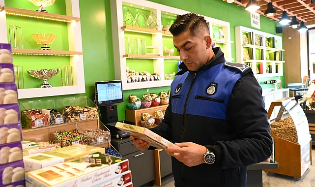 Bilecik Bozüyük'te kuruyemişçilere yılbaşı öncesi denetim