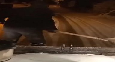 Bilecik Pazaryeri'nde karla mücadelede teyakkuzda