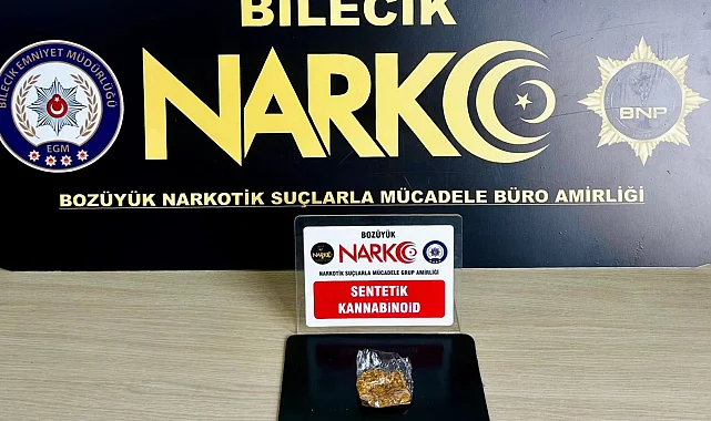 Bilecik Pazaryeri'nde narko operasyon