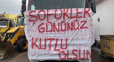 Bilecik'te ilginç bir Dünya Şoförler Günü kutlaması