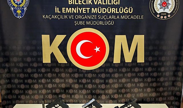 Bilecik'te kaçak silah operasyonu: 1 şüpheli tutuklandı