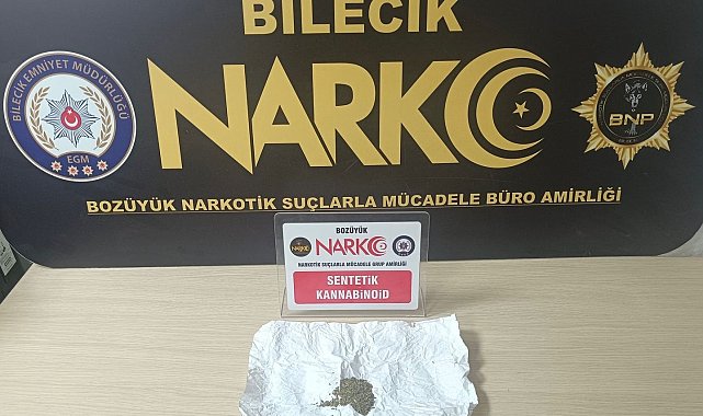 Bilecik'te uyuşturucu operasyonu: 1 gözaltı