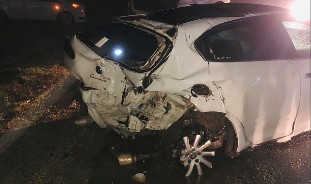 Bilecik'te yağış kazayı beraberinde getirdi