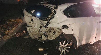 Bilecik'te yağış kazayı beraberinde getirdi