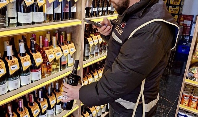 Bilecik'te yılbaşı öncesi sahte ve kaçak alkol denetimi