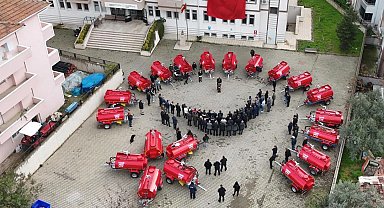 Bilecik'te 20 yeni yangın söndürme tankeri köylere teslim edildi