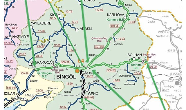 Bingöl'de tır trafiğine kapanan yollar açıldı