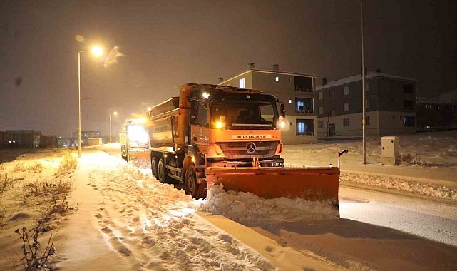 Bitlis kar hapsinde