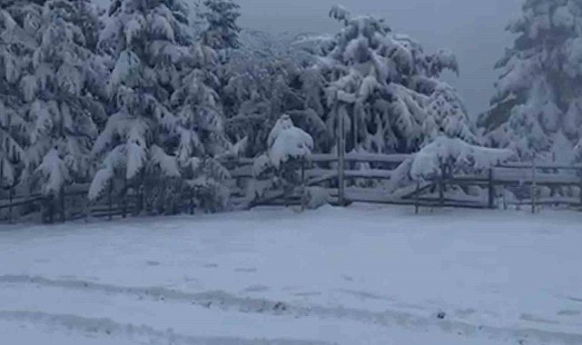 Bolu'da kış turizmine yapay kar desteği