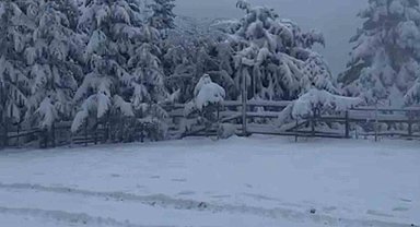Bolu'da kış turizmine yapay kar desteği