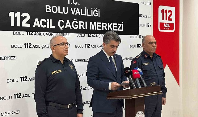 Bolu'da yılbaşında 2 bin 778 personel sahada