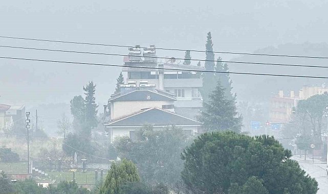 Bozdoğan sise teslim oldu, görüş mesafesi düştü