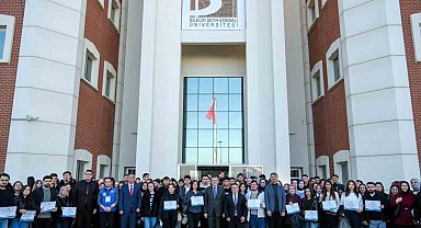 BŞEÜ'de ÜNİDES sertifika töreni