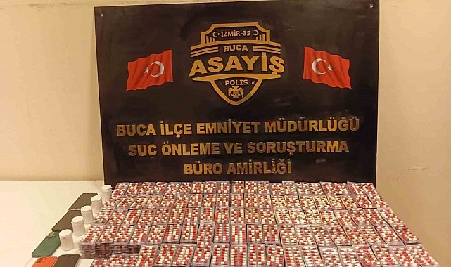 Buca'da 11 bin 296 adet uyuşturucu hap ele geçirildi