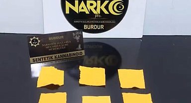 Burdur'da polis ekiplerinden uyuşturucu operasyonu