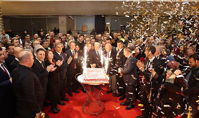 Bursa Büyükşehir ailesi yeni yılı birlikte kutladı