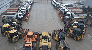 Bursa İnegöl Belediyesi'nde kış hazırlıkları tamam