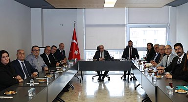 Bursa Nilüfer'de Başkan Özdemir sanayi bölgeleri temsilcileriyle buluştu