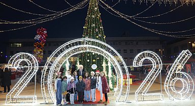 Bursa Nilüfer'de yeni yıl coşkusu başladı