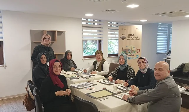 Bursa Olgunlaşma Enstitüsü'nde 'Küfi Hat' Atölyesi