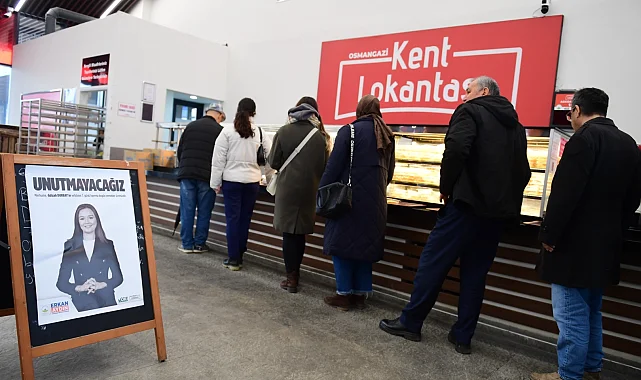 Bursa Osmangazi'de Gülşah Durbay için hayır yemeği