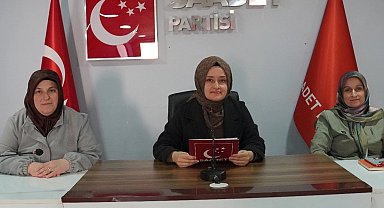 Bursa Osmangazi'de Saadet Partili kadınlardan 5 Aralık açıklaması