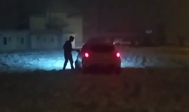 Bursa Uludağ'da drift yapan sürücüye Jandarma'dan ceza