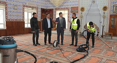 Bursa Yenişehir'de camiler üç aylara hazırlanıyor