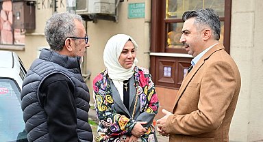 Bursa Yıldırım'da Başkan Yılmaz'dan esnaf ziyareti