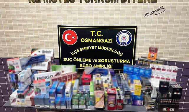 Bursa'da 2 bin adet gümrük kaçağı sigara ele geçirildi