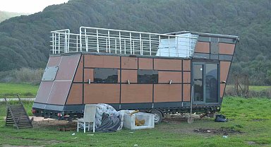 Bursa'da çalınan tiny house bulundu, şüpheli tutuklandı