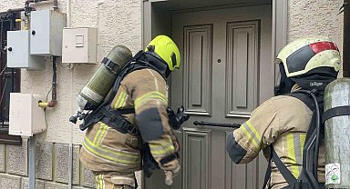 Bursa'da ev yangını: İtfaiyenin hızlı müdahalesiyle akvaryumdaki balıklar kurtarıldı