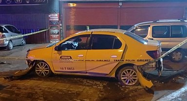 Bursa'da gasp edilen ticari taksi yarım saatlik kovalamacayla durduruldu