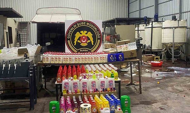 Bursa'da zehirli madde imalatı ve kaçak üretime büyük darbe: 6 gözaltı