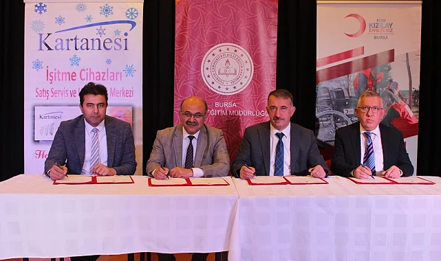 Bursa'da özel çocuklar için özel protokol... Atık piller ses oluyor