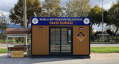 Büyükşehir kendi üretimi taksi duraklarını hizmete sunuyor