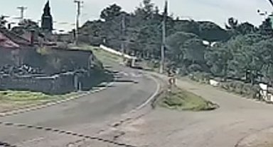 Çanakkale'de iki araç çarpıştı: Kaza anı kamerada