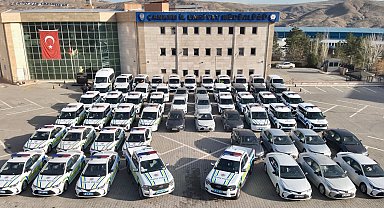 Çankırı İl Emniyet Müdürlüğü'ne 57 araç tahsis edildi
