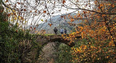 Çaybaşı Deresinde kartpostallık görüntüler