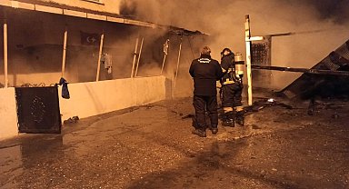 Çaycuma'da kazan dairesinde çıkan yangın eve sıçradı